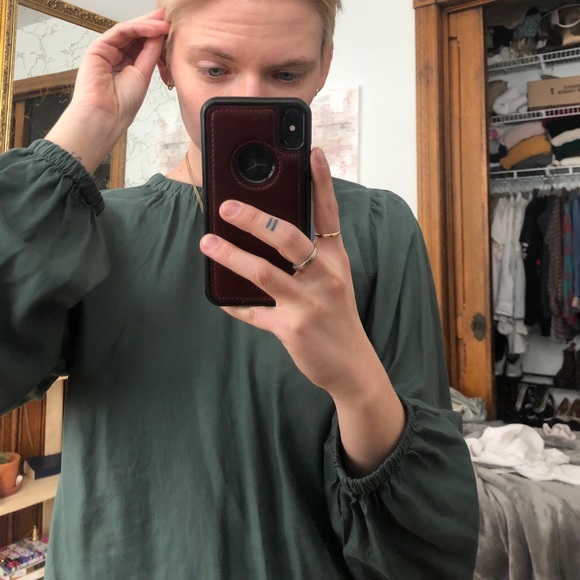 Cloth & Stone Elastic Shirred Blouse - Picture 7 of 9